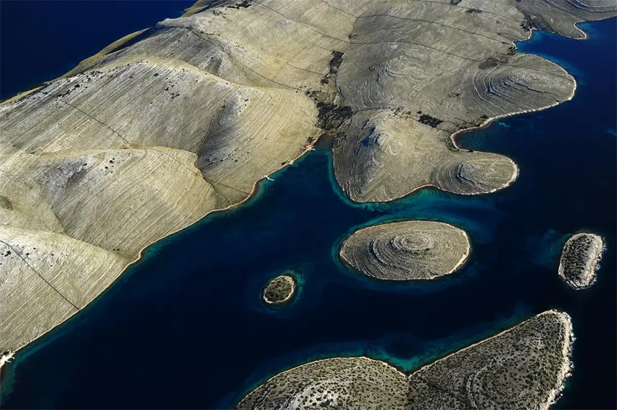 aerial view of an islands